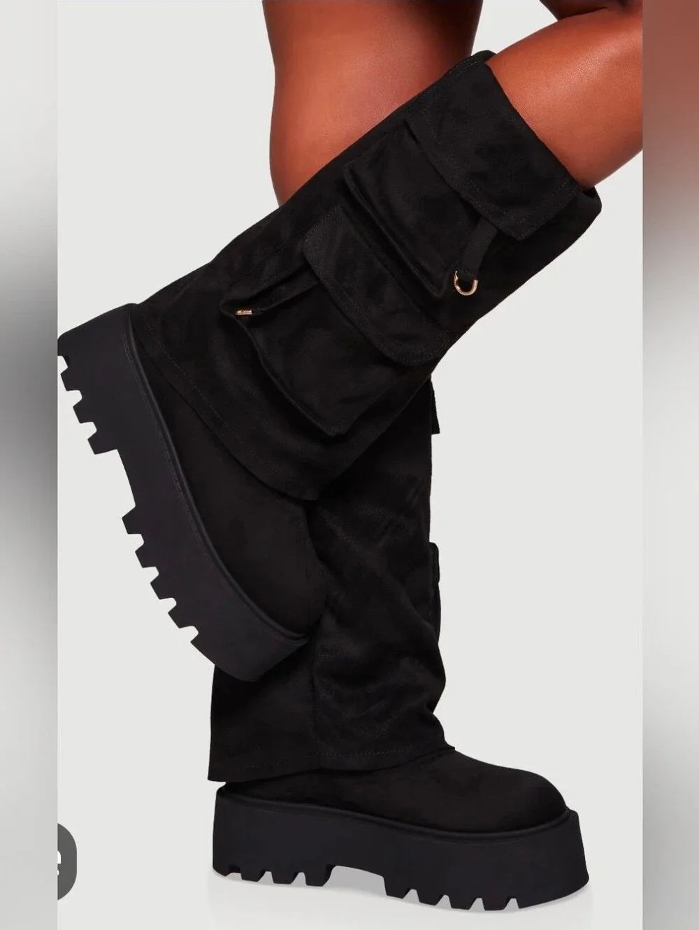 New Rouge brand cargo boots